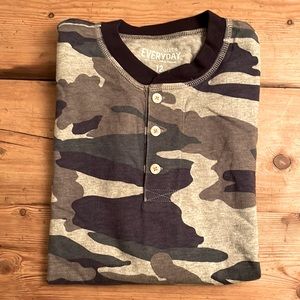 J. Crew long sleeve 3 button Henley shirt.